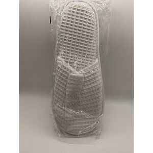 Ritz Carlton Slippers Hotel‎ Spa Unisex One Size White Slip On NEW Sealed